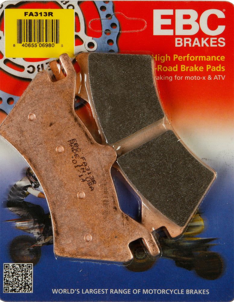 Load image into Gallery viewer, EBC 1 Pair Sintered R Series Heavy-Duty Brake Pads MPN FA313R
