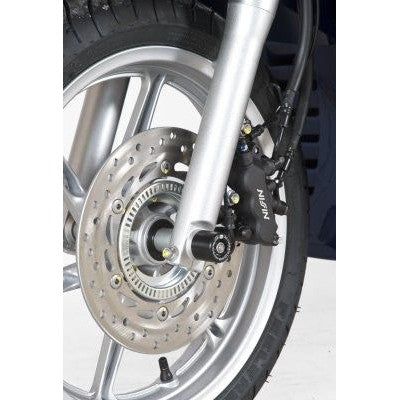 Load image into Gallery viewer, R&amp;G Racing Black Fork Protectors For 2007-2012 Honda SH300i FP0122BK
