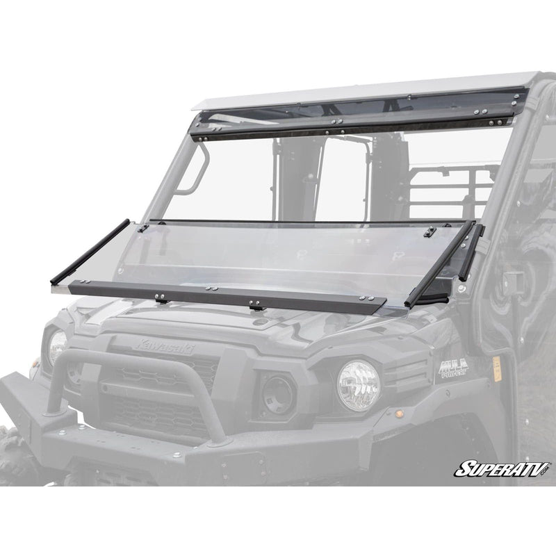 Load image into Gallery viewer, SuperATV Kawasaki Mule Pro 3-in-1 Windshield WS-K-MULEFXT-3N1-70
