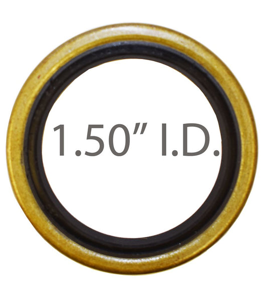 Pair Of Trailer Bearing Repair Kits For 1-1/16 Inch Straight Spindles - 2 Sets