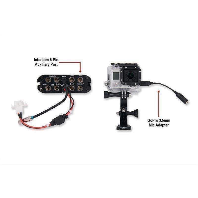 Load image into Gallery viewer, Rugged Radios Music Input and Audio Record Connect Cable for Intercom AUX Port CS-MUSIC-REC
