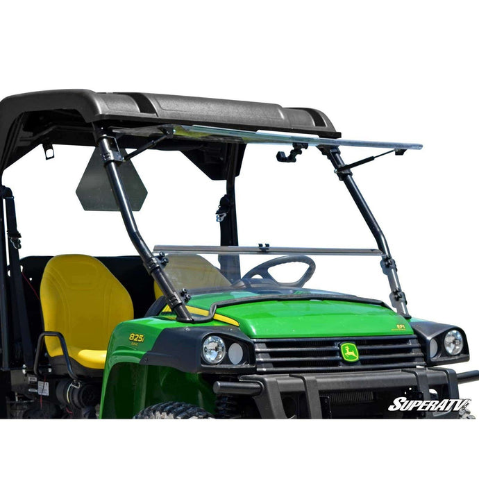 SuperATV John Deere Gator Scratch Resistant Flip Windshield FWS-JD-G-825-70