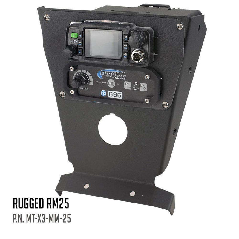 Load image into Gallery viewer, Rugged Radios Can-Am X3 Multi Mount Kit for Rugged UTV Intercoms and Radios
