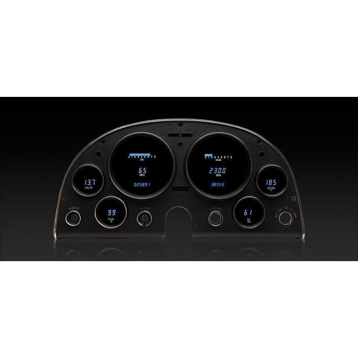 Load image into Gallery viewer, Dakota Digital 1963-1967 Chevrolet Corvette Series III Gauge Kit with Teal/Blue Display VFD3-63C-VETT-Z
