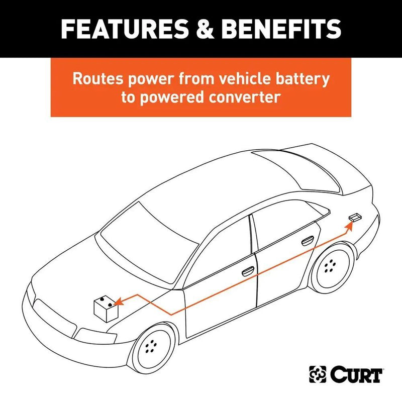 Load image into Gallery viewer, Powered Converter Wiring Kit (10 Amps) for Powered T-Connector Vehicle to Trailer Wiring Harnesses
