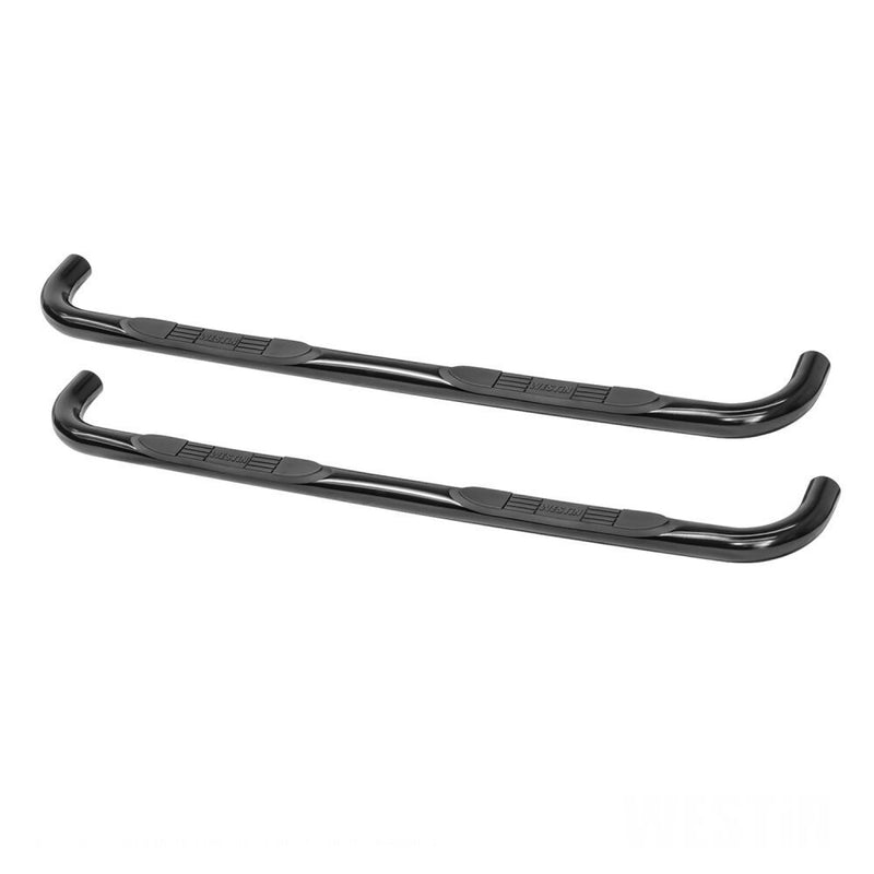 Load image into Gallery viewer, Westin E-Series 3&quot; Round Nerf Bars - Dual Step Pad - Black - fits 1999-2016 Ford F-250SD, F-350SD SuperCab Models
