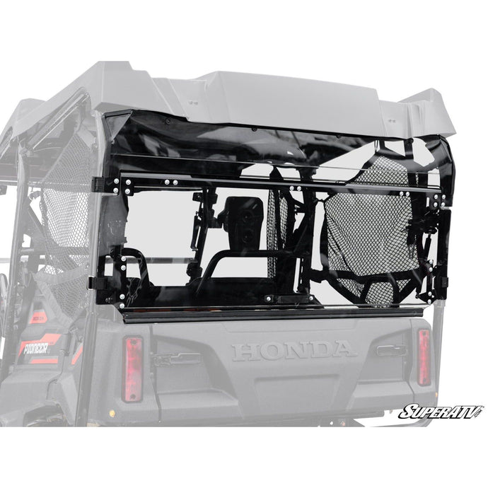 SuperATV Honda Pioneer 700-4 Rear Windshield RWS-H-PIO-7004-76