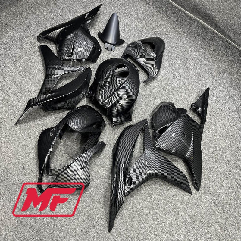 Load image into Gallery viewer, Monster Fairings Full Kit Honda CBR600RR 09-12 Carbon Fiber Style + Windshield + Gas Tank Cover
