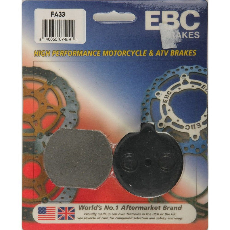 Load image into Gallery viewer, EBC 1 Pair Premium SFA Organic OE Replacement Brake Pads MPN FA33
