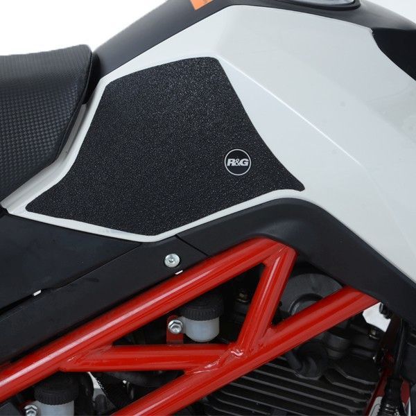 Load image into Gallery viewer, R&amp;G Racing Black Tank Traction Grips For 2017 Benelli TNT 125 EZRG1500BL
