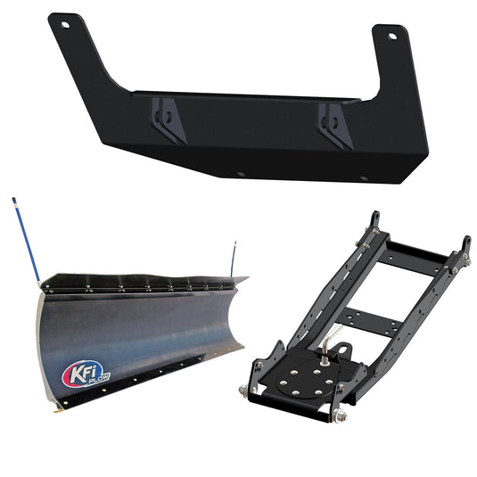 KFI UTV Snow Plow Kit For John Deere Gator XUV 865E 4x4 Diesel 2018-2024