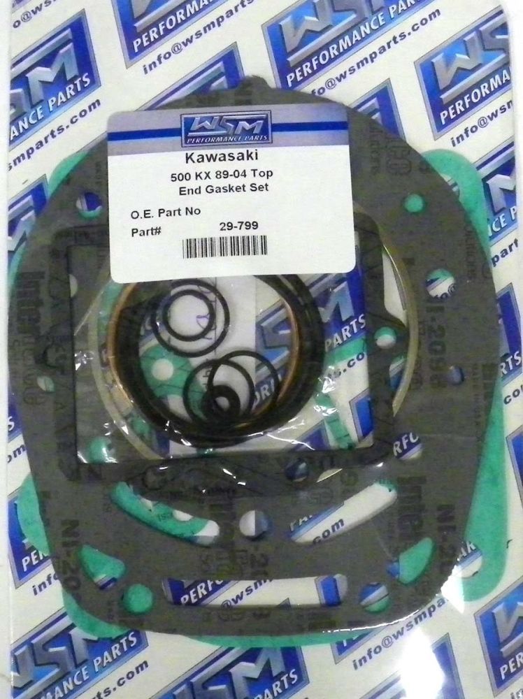 Load image into Gallery viewer, WSM Top End Gasket Kit For Kawasaki 500 KX 89-04 29-799
