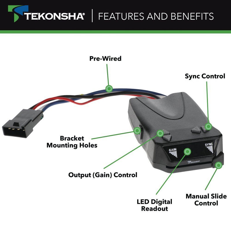 Load image into Gallery viewer, Brakeman IV Trailer Brake Controller, Timed, 1 to 4 Axles
