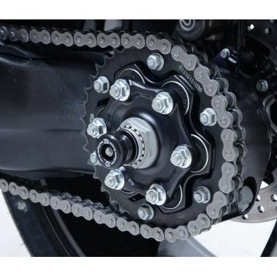 Load image into Gallery viewer, R&amp;G Racing Black Spindle Sliders SS0041BK
