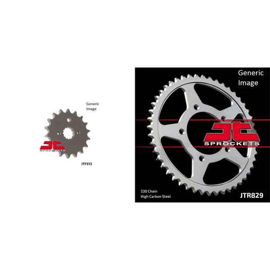 Front & Rear Sprocket Kit for Street SUZUKI GSX600F Katana 1992-1997