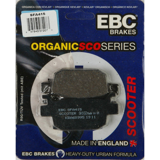 EBC 1 Pair Premium SFA Organic OE Replacement Brake Pads MPN SFA415