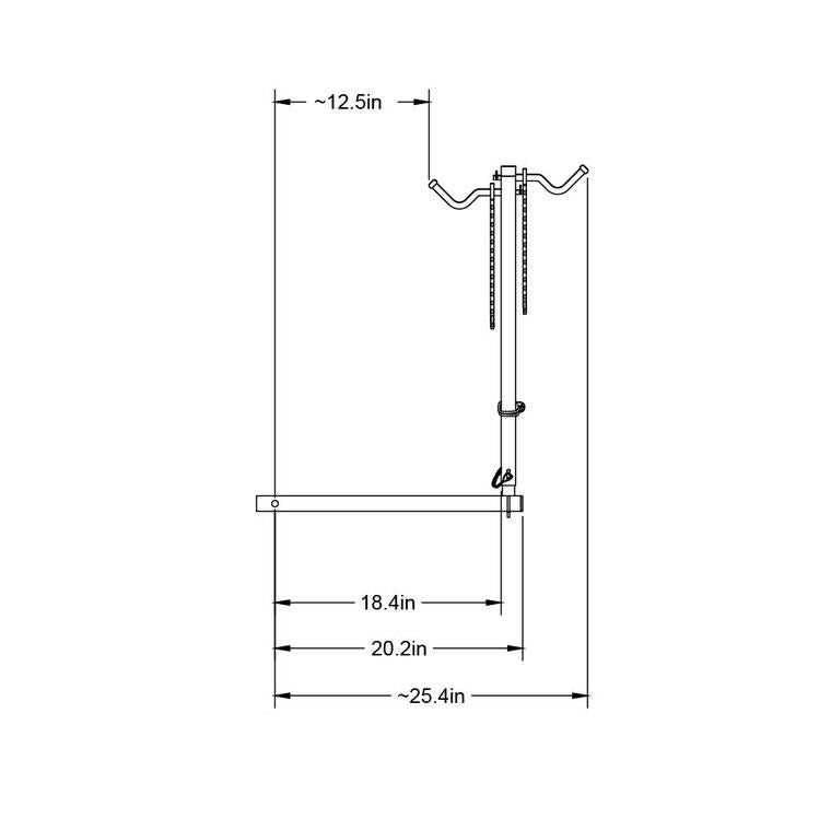 Load image into Gallery viewer, Let&#39;s Go Aero NEO-2 Hitch Mount Two Bike V-Rack fits 1-1/4&quot; and 2&quot; Receiver Hitches
