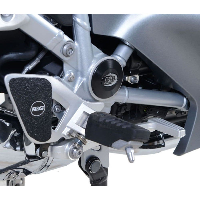 Load image into Gallery viewer, R&amp;G Racing Black Frame Plug Fits Both Sides For 2013 MV Agusta 1090RR
