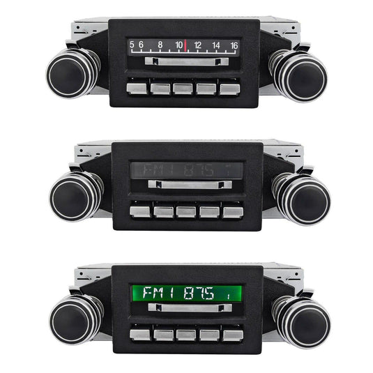 Custom Autosound 1970-72 Monte Carlo Slidebar Car Stereo with Bluetooth