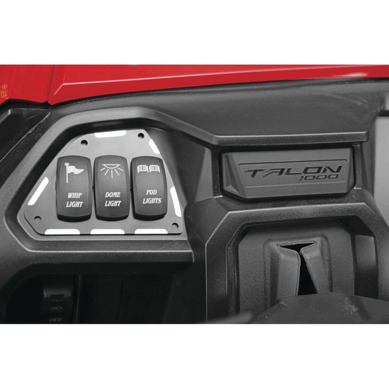 Load image into Gallery viewer, Modquad Switch Plate 3 Slot Black
