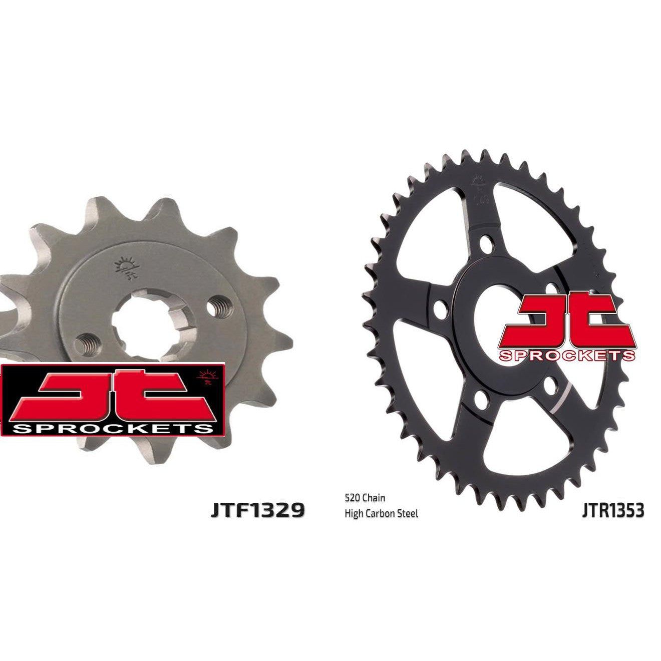 Front & Rear Sprocket Kit for HONDA ATC200 X 83-85 JT Sprockets