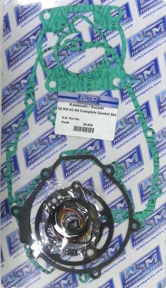 Load image into Gallery viewer, WSM Complete Gasket Kit For Kawasaki / Suzuki 100 KX / RM 98-05 25-920
