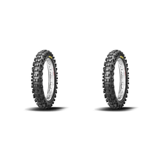Pair of Maxxis Maxxcross SI M7312 Bias Dirt Bike Tires Rear 90/100-16 (2)