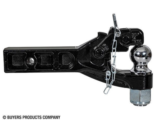 Buyers 12 Ton Combination Hitch - 2-1/2 Inch Receiver, 2-5/16 Inch Ball