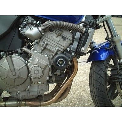 Load image into Gallery viewer, R&amp;G Racing Black Classic Style Crash Protectors For 1998-2006 Honda CB600F 599 Hornet
