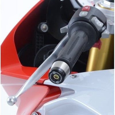 Load image into Gallery viewer, R&amp;G Racing Black Bar End Sliders For 2015-2018 BMW S1000RR
