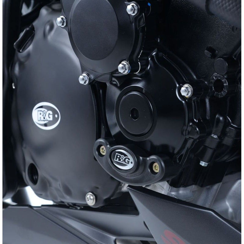 Load image into Gallery viewer, R&amp;G Racing Black Engine Case Sliders RHS For 2006-2012 Suzuki GSR600
