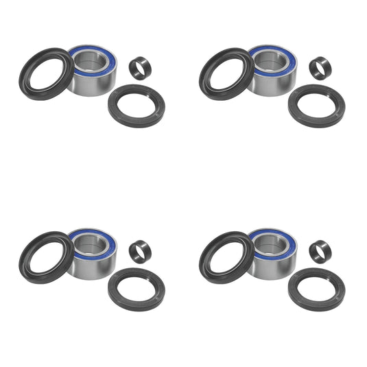 QUADBOSS Front and Rear Wheel Bearing Kits for Arctic Cat 250 2x4 1999-2005
