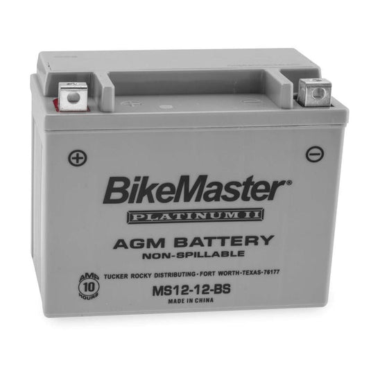 AGM 12V Platinum Battery For Kawasaki ZX600E Ninja ZX-6 1993-2002 Grey