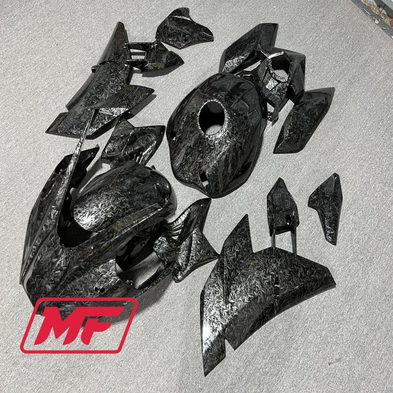 Load image into Gallery viewer, Monster Fairings Full Kit Kawasaki Ninja H2 15-23 Forged Carbon Fiber Style + Windshield + Gas Tank Cover
