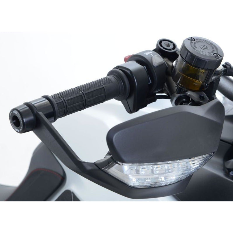 Load image into Gallery viewer, R&amp;G Racing Black Bar End Sliders For 2015-2017 Ducati Multistrada 1200
