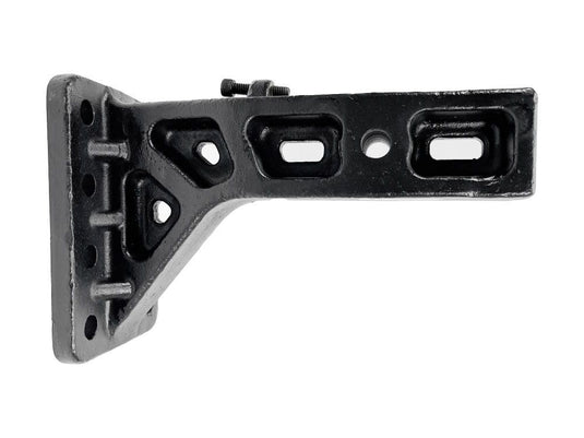 Pintle Hook Mount with Rattle Reducer fits 2 1/2 Inch Receiver Hitch - 24,000 Gross Tow Capacity