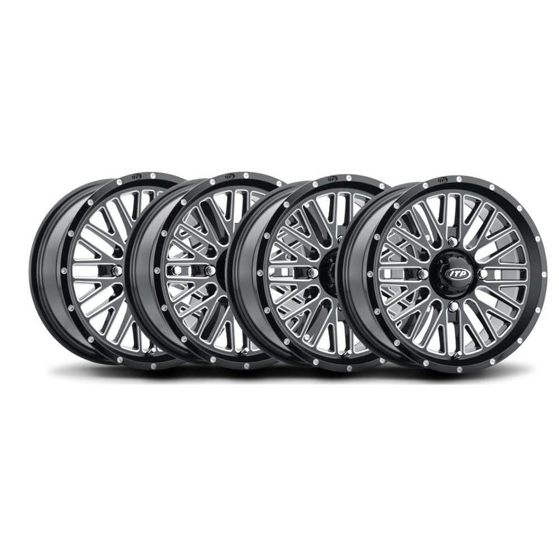 Load image into Gallery viewer, ITP Set of 4 Momentum Wheel 14x7 4/137 5+2
