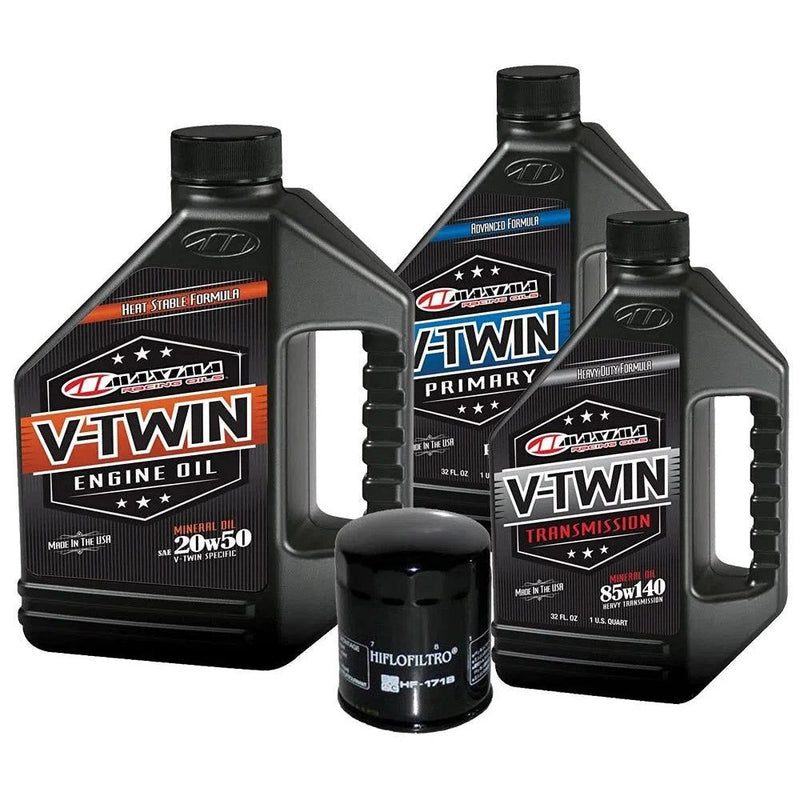 Load image into Gallery viewer, Complete Engine Oil Change Kit V-Twin Harley Davidson Twin Cam, 6 quart HF171B

