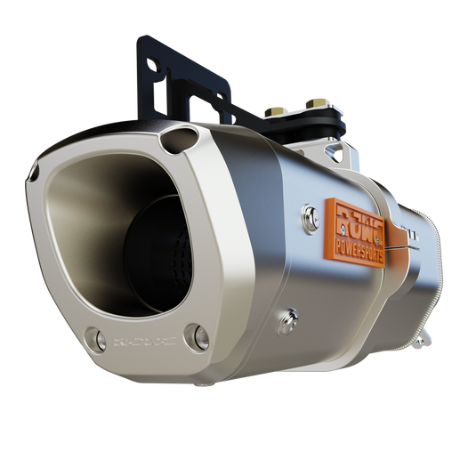 RJWC Single Slip-On APX Exhaust For Polaris Sportsman 400/450/500/550/570/700/800