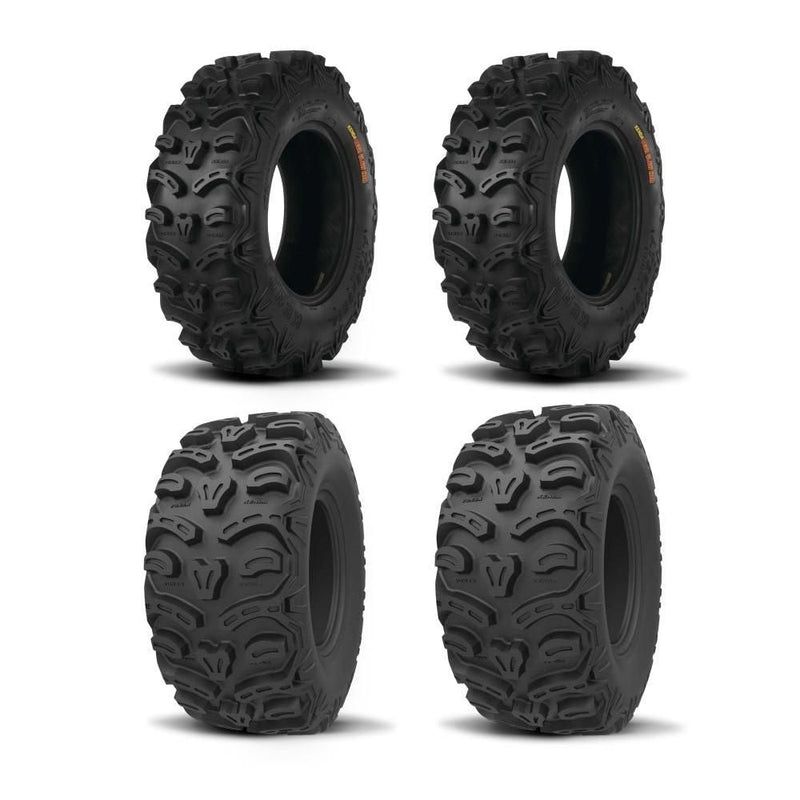 Load image into Gallery viewer, Kenda Set of Two K587 Bear Claw HTR Tires (8 Ply) [27x9R-12] And Two (8 Ply) [27x11R-12] Tires
