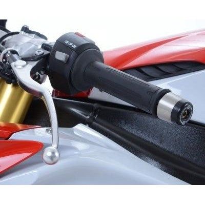 Load image into Gallery viewer, R&amp;G Racing Black Bar End Sliders For 2015-2018 BMW S1000RR
