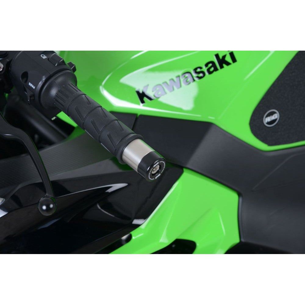 R&G Racing Black Bar End Sliders For 2019-2024 Ducati Hypermotard 950