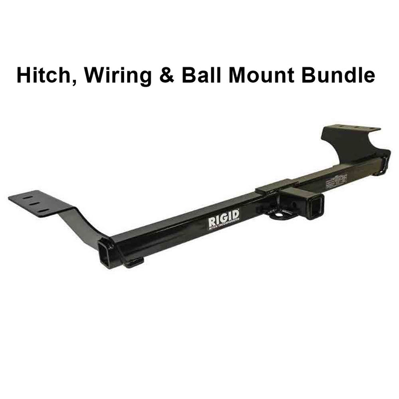 Load image into Gallery viewer, Rigid Hitch (R3-0378) Class III 2 Inch Receiver Trailer Hitch Bundle - Includes Ball Mount and Custom Wiring Harness fits 2011-2017 Honda Odyssey Van
