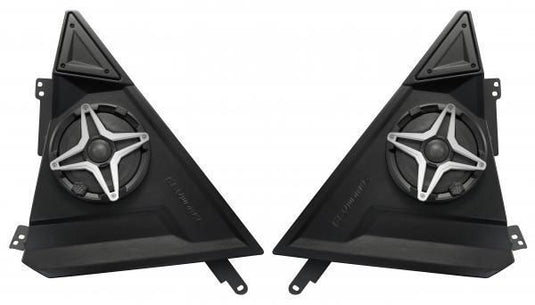 SSV Works Front 6.5" Speaker Pods With Grey Grilles For Polaris Slingshot 15-21