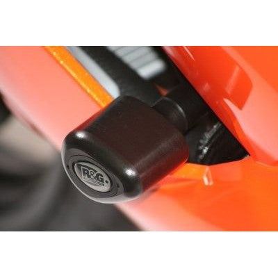Load image into Gallery viewer, R&amp;G Racing Black Aero Style Crash Protection Bobbins For 2007-2008 Kawasaki Ninja ZX6R ZX600P
