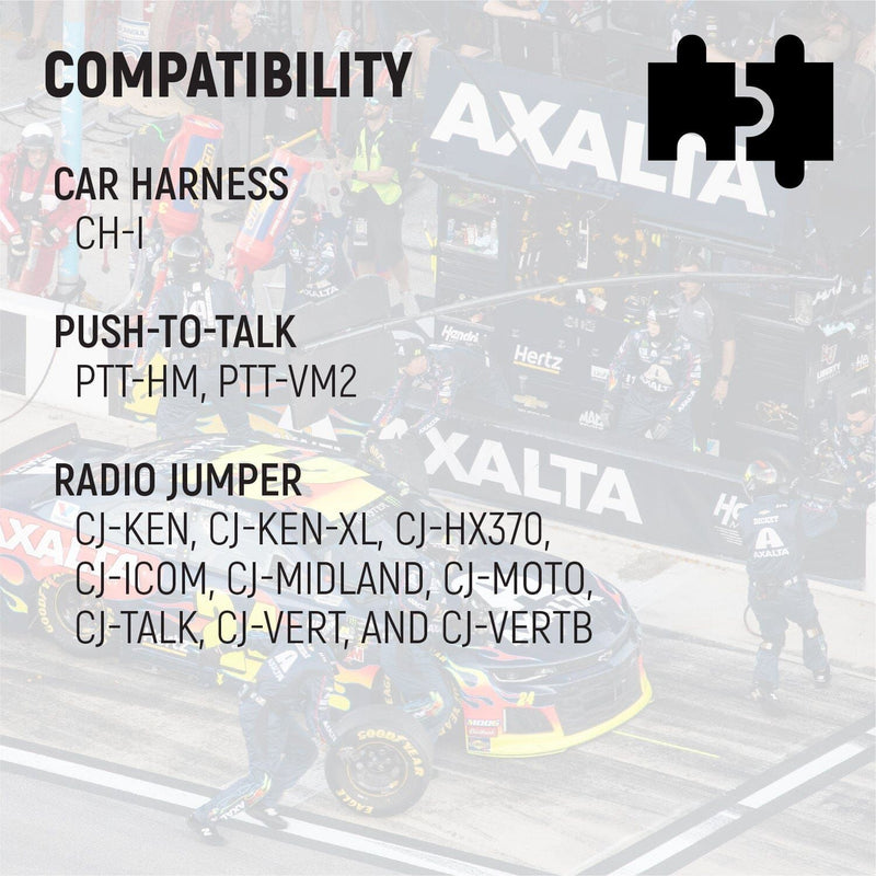 Load image into Gallery viewer, Rugged Radios IMSA 4C Wired Open Face Helmet Kit with M102 Military Mic HK-IF
