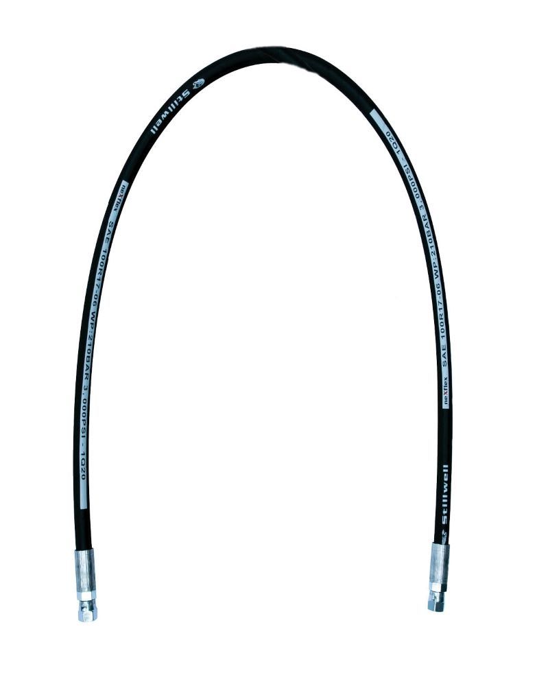 Load image into Gallery viewer, Stillwell Hydraulic Hose, 39&quot; Long,  3/8&quot;, #6 FJ Swivel, #6 FJ Swivel
