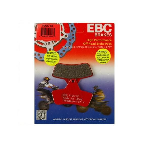 Load image into Gallery viewer, EBC Brake Pad Front Kit FA271X for Arctic Cat 400 4x4 2000-2004

