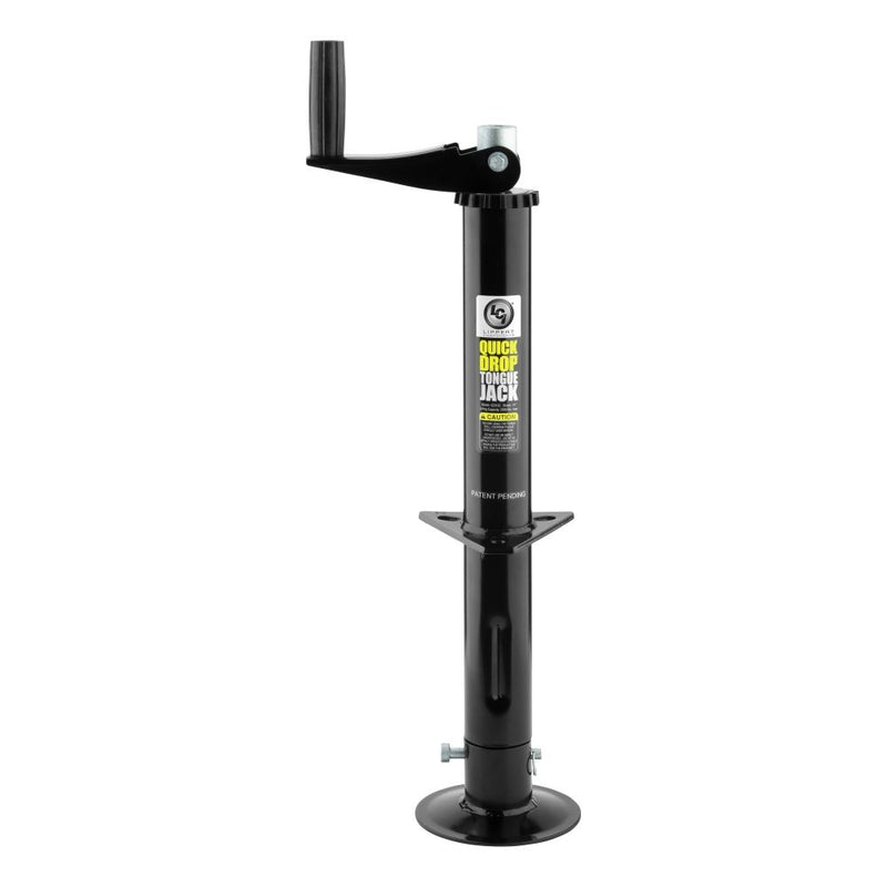 Load image into Gallery viewer, Lippert Quick Drop Drill-Operated Tongue Jack, 2,000 lbs, 14&quot; Travel
