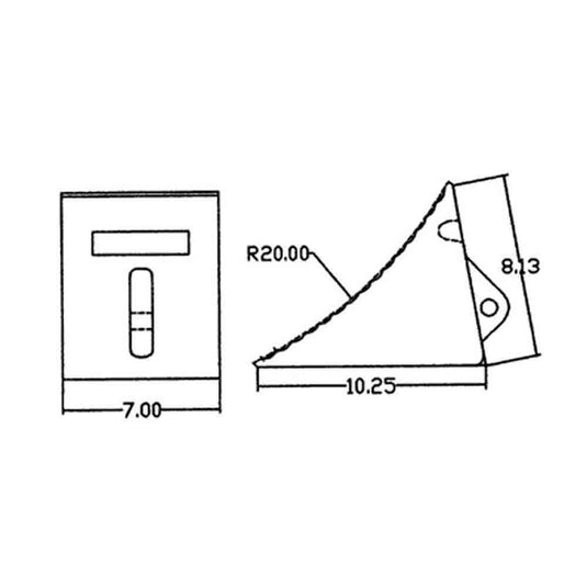 Heavy Duty Rubber Wheel Chock